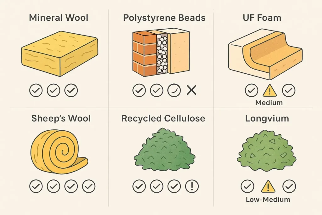 What Materials Are Used in Cavity Wall Insulation