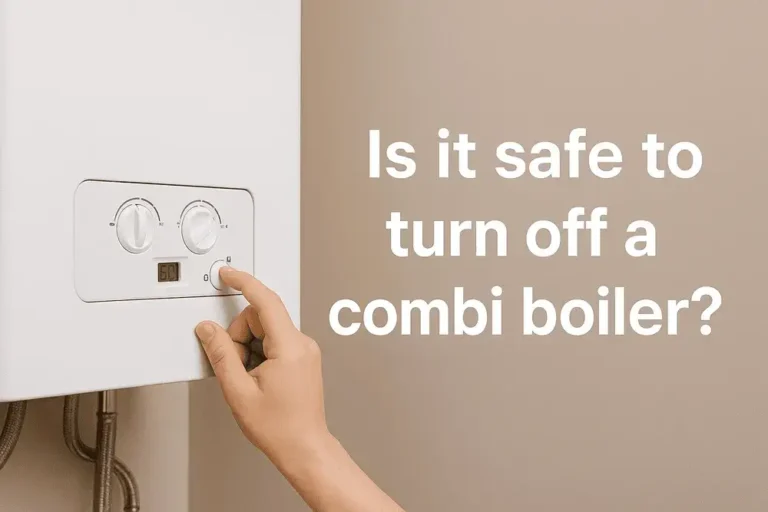 Is it safe to turn off a combi boiler