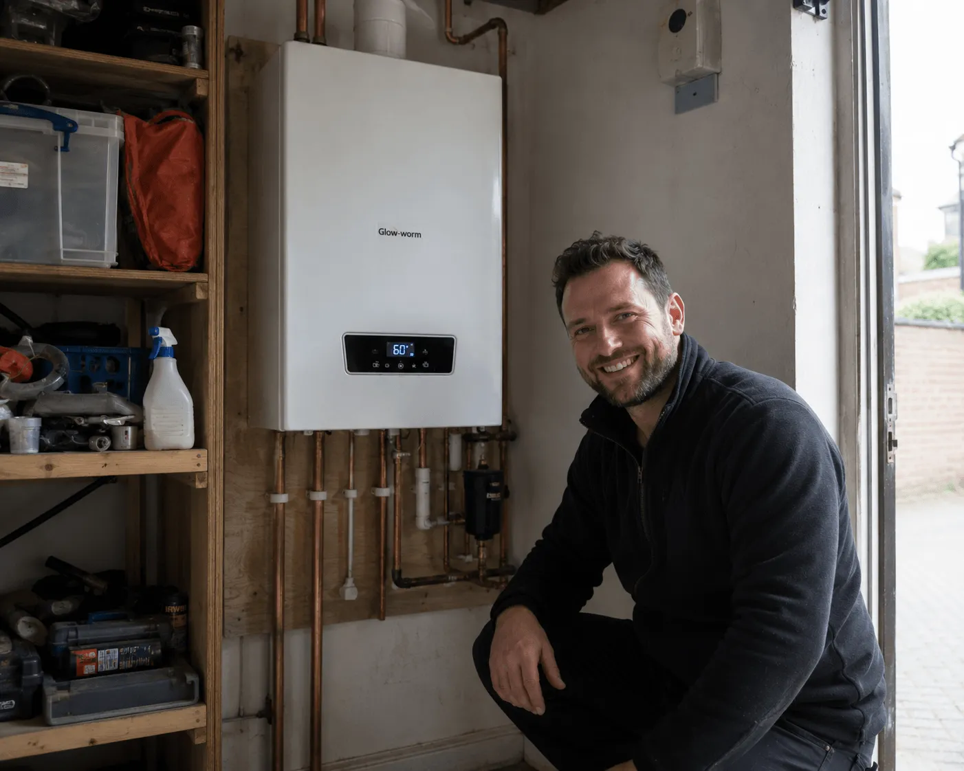Customer happy with boiler installation